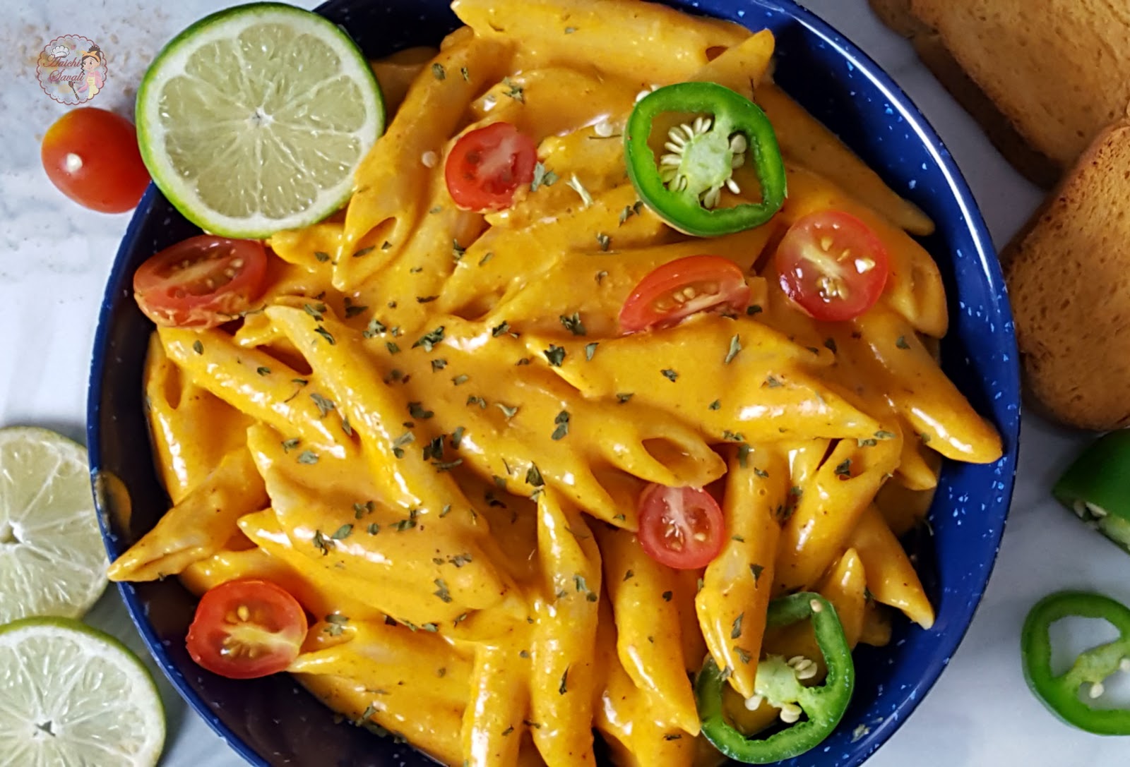 red sauce pasta
