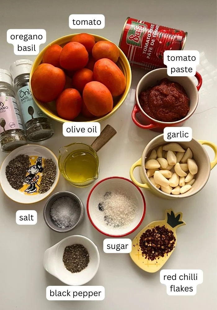 red sauce pasta